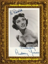 Audrey Jeans Autograph Signed Picture – Singer It’s Better In The Dark