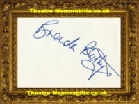 Brenda Blethyn Autograph Signed Sheet – Vera Actress