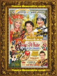 Britt Ekland Autograph Multi Signed Flyer Panto Delacey – Karen Rush +