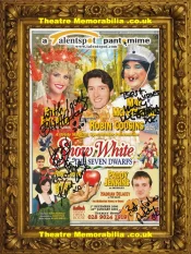 Britt Ekland Autograph Multi Signed Flyer Panto Delacey – Karen Rush +
