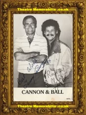 Cannon & Ball Autograph Signed Picture – British Comedians
