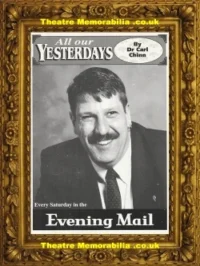 Carl Chinn Autograph Signed Picture Postcard Evening Mail