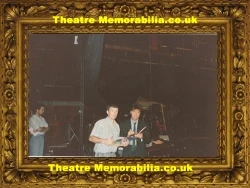 Cliff Richard signed autograph sheet with signing photograph