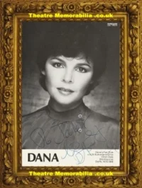 Dana Autograph Signed Picture Singer