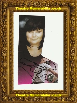 Dawn French signed cutting picture