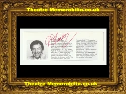 Des O'Connor signed cutting picture