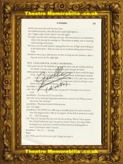 Director Of Inside Number 9 Guillem Morales Script Book Page Signed – 5