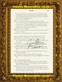 Director Of Inside Number 9 Guillem Morales Script Book Page Signed – 7