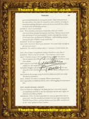 Director Of Inside Number 9 Guillem Morales Script Book Page Signed – 7
