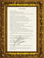 Director Of Inside Number 9 Guillem Morales Script Book Page Signed – 8