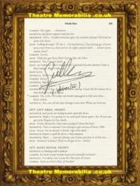 Director Of Inside Number 9 Guillem Morales Script Book Page Signed – 9