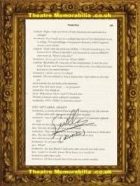 Director Of Inside Number 9 Guillem Morales Script Book Page Signed – 10