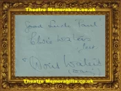 Doris Walters + Joyce Tersey Autograph Signed Sheet