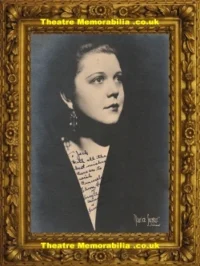 Elaine Farrell Autograph Signed Picture Card Maurice Seymour
