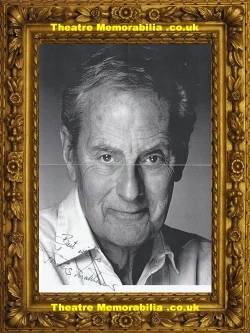 Francis Matthews signed picture, Captain Scarlet voice