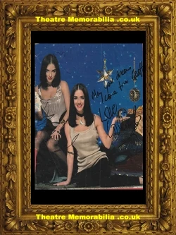 Gillian and Gayle Blackeney signed picture, Neighbours