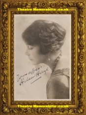 Helen Haye Autograph Signed Picture Photograph British Actress
