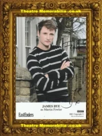 James Bye Autograph Signed Picture EastEnders Martin Fowler