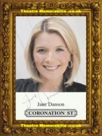 Jane Danson Autograph Signed Picture Coronation Street