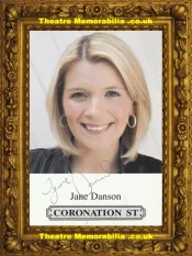 Jane Danson Autograph Signed Picture Coronation Street