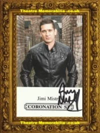 Jimi Mistry Autograph Signed Picture Coronation Street