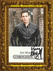 Jimi Mistry Autograph Signed Picture Coronation Street