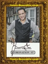 Jimmi Harkishin Autograph Signed Picture Coronation Street