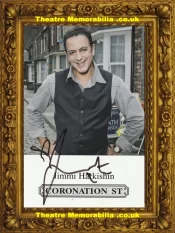 Jimmi Harkishin Autograph Signed Picture Coronation Street