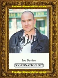 Joe Duttine Autograph Signed Picture Coronation Street