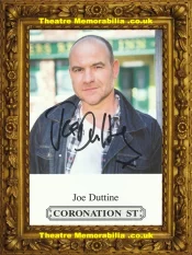 Joe Duttine Autograph Signed Picture Coronation Street