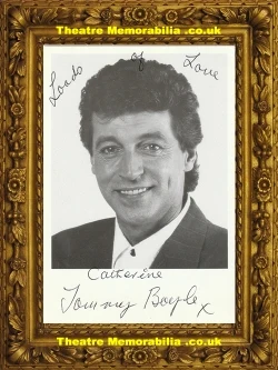 Johnny Boyle signed picture card