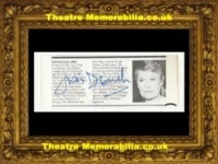 Judi Dench Autograph Signed Picture Actress A Fine Romance