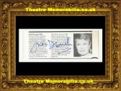 Judi Dench Autograph Signed Picture Actress A Fine Romance