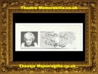 June Whitfield Autograph Signed Picture Terry June + Carry On Films
