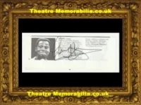 Lenny Henry Autograph Signed Comedian + Actor
