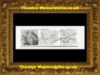 Marti Caine Autograph Signed Picture Comdienne Singer