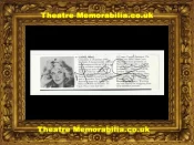 Marti Caine Autograph Signed Picture Comdienne Singer