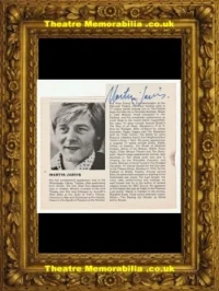 Martin Jarvis Autograph Signed Picture – British Actor