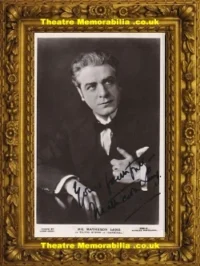 Matheson Lang Autograph Signed Picture Card Canada Actor Shakespeare