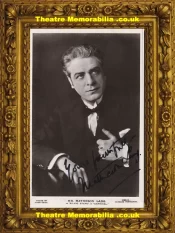 Matheson Lang Autograph Signed Picture Card Canada Actor Shakespeare
