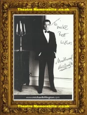 Michael Billington Autograph Signed Picture – UFO – Onedine Line
