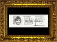 Michael Williams Autograph Signed Picture Actress A Fine Romance