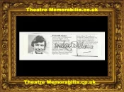 Michael Williams Autograph Signed Picture Actress A Fine Romance