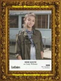 Mimi Keene Autograph Signed Picture EastEnders Cindy Williams