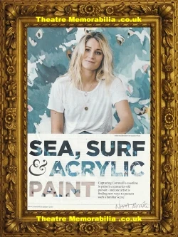 Nina Brooke signed magazine picture, Cornwall artist
