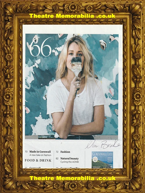 Nina Brooke signed picture, Cornwall artist - image 2