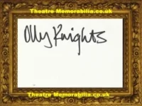 Olly Knights Autograph Signed Card – Turin Brakes Band
