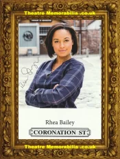 Rhea Bailey Autograph Signed Picture Coronation Street