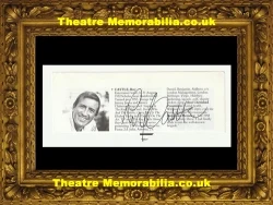 Roy Castle signed cutting picture