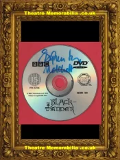 Stephen Fry Autograph Signed Black Adder DVD Disc